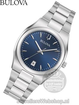 Bulova Surveyor Classic 96M157 Horloge Blauw