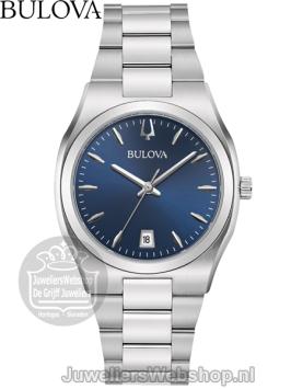 Bulova Surveyor Classic 96M157 Horloge Blauw