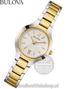 Bulova Classic 98L217 Dames Horloge Bicolor