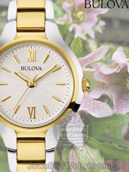 Bulova Classic 98L217 Dames Horloge Bicolor