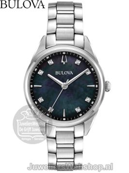 Bulova Sutton Classic 96P198 Horloge met Diamant