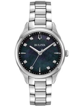 Bulova Sutton Classic 96P198 Horloge met Diamant