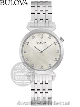 Bulova Regatta Classic 96P216 Horloge met Diamant