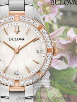 Bulova Sutton Classic 98R281 Horloge met Diamant