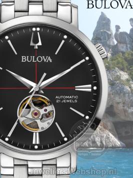 Bulova Aerojet Classic Automaat 96A199 Horloge Zwart