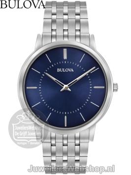 Bulova American Clipper Classic 96A188 Horloge Blauw