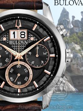 Bulova Sutton Classic 96B311 Horloge Zwart