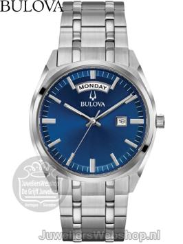 Bulova Surveyor Classic 96C125 Horloge Blauw