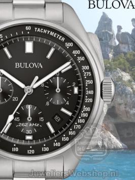 Bulova Lunar Pilot 96B258 Horloge Zwart