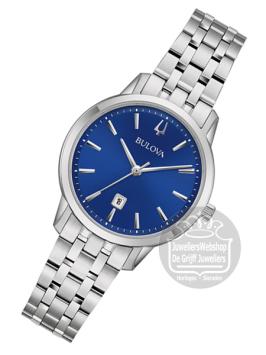 Bulova Sutton Classic 96M166 Horloge Blauw