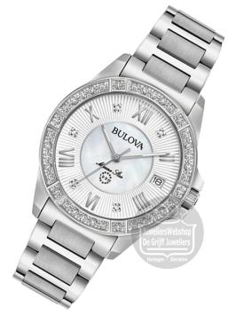 Bulova Marine Star 96R232 Horloge met Diamant