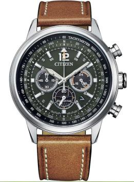 Citizen CA4470-15X chrono horloge groen heren