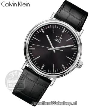 Calvin Klein horloge Surround K3W211C1 Zwart UNI