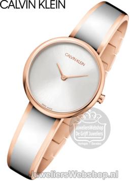 calvin klein K4E2N61Y seduce horloge bicolor