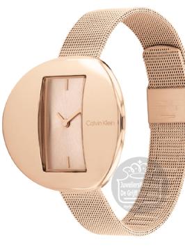 Calvin Klein CK25200017 Circular Mesh Horloge Dames Rose