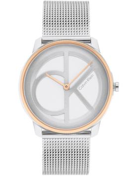 Calvin Klein CK25200033 Iconic Mesh Horloge Dames Bicolor