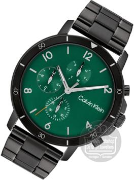 Calvin Klein CK25200069 Gauge Sport Horloge Heren Groen