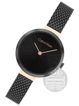 Calvin Klein CK25200084 Horloge Dames Zwart