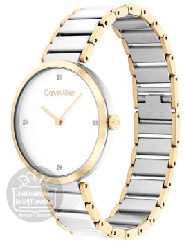 Calvin Klein CK25200134 Horloge Dames Bicolor