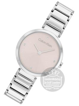 Calvin Klein CK25200138 Horloge Dames Roze