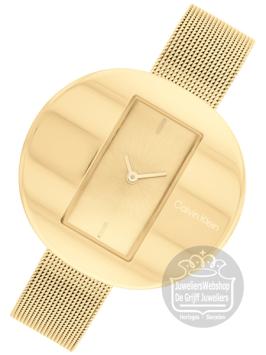 Calvin Klein CK25200146 Circular Mesh Horloge Dames Goud