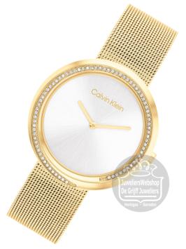 Calvin Klein CK25200150 Horloge Dames Goud