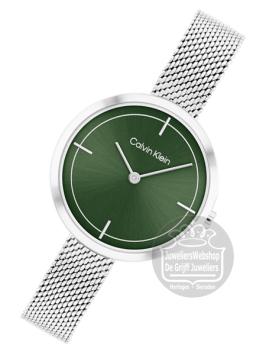 Calvin Klein CK25200185 Horloge Dames Groen