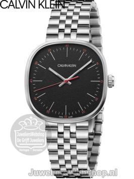 Calvin Klein Horloge Heren Squarely Zwart K9Q12131