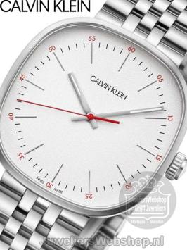 Calvin Klein Horloge Heren Squarely Wit K9Q12136