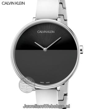 calvin klein k7a23141 rise horloge grijs-zwart