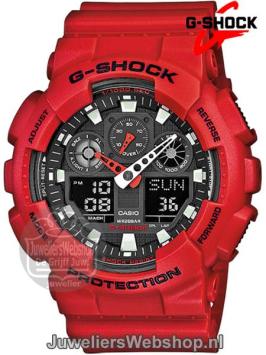 Casio GA-100B-4AER G-Shock Rood