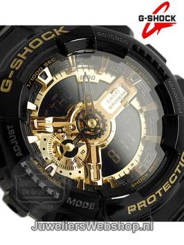 Casio GA-110GB-1AER G-Shock horloge Zwart Goud