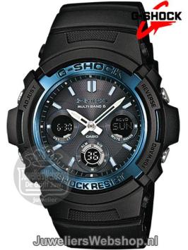 Casio AWG-M100A-1AER G-Shock Radio controlled Blauw