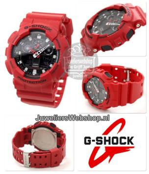 Casio GA-100B-4AER G-Shock Rood