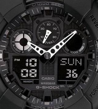 Casio GA-100-1A1ER G-Shock Zwart