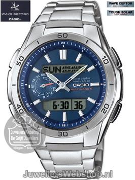 WVA-M650D-2AER Casio Wave Captor Solar Radio Controlled Watch