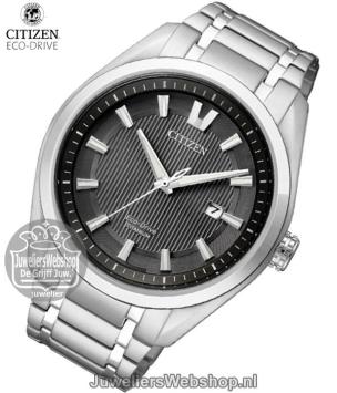 Citizen AW1240-57E horloge Eco-Drive Zwart Titanium