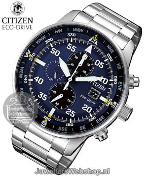 CA0690-88L citizen chronograaf horloge eco drive heren