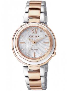 Citizen EM0335-51D horloge dames Eco-Drive Bi Color