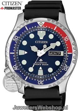 Citizen Automatisch Duikhorloge Blauw NY0086-16LE