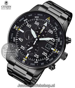 ca0695-84e citizen chronograaf horloge eco drive heren