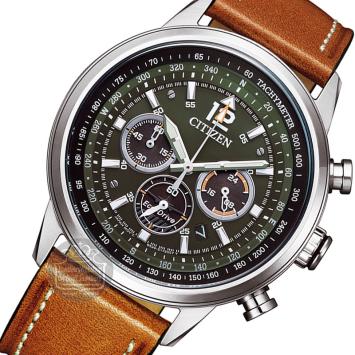 Citizen CA4470-15X chrono horloge groen heren