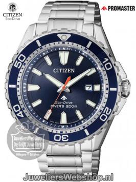 BN0191-80L Citizen duikhorloge heren staal blauw