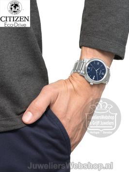 citizen eco drive sport horloge AW1670-82L Blauw