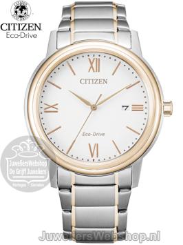 citizen eco drive sport horloge AW1676-86A Bicolor