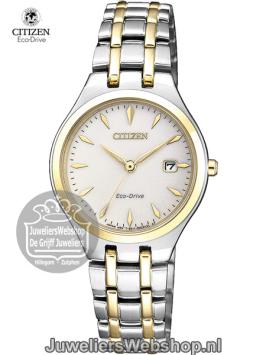 EW2484-82B Citizen Elegance Eco Drive Horloge Dames Bicolor