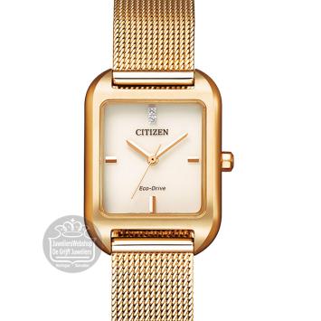 citizen dameshorloge EM0493-85P ladies eco drive rose