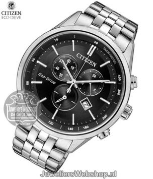 Citizen AT2141-87E horloge Eco-Drive Chrono Zwart