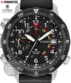 bn4044-15e citizen altichron promaster land horloge zwart