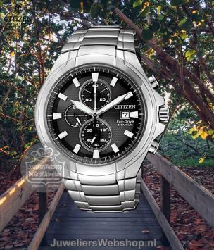 citizen titanium chronograaf herenhorloge ca0700-86e eco drive